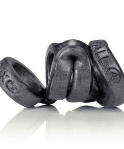 4-BALL four chain'd cock+ball rings OXBALLS LIQUID PLATINUM SILICONE