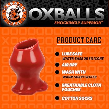 OXBALLS cleaning care guide platinum silicone maintenance