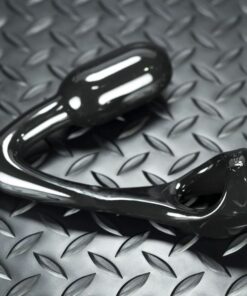 ASS-X rubbery buttplug+cocksling combo asslock OXBALLS black