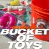 BIG BUCKET OF TOYS...11-16 OXBALLS toys plus our industrial big orange bucket, value $290-$340, $190+ OFF!