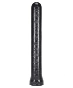 CHAMP 14" depth-penetrator DP strap-on OXBALLS LIQUID PLATINUM SILICONE BLACK