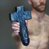 DAMIEN thick dildo for the possessed hole OXBALLS LIQUID PLATINUM SILICONE