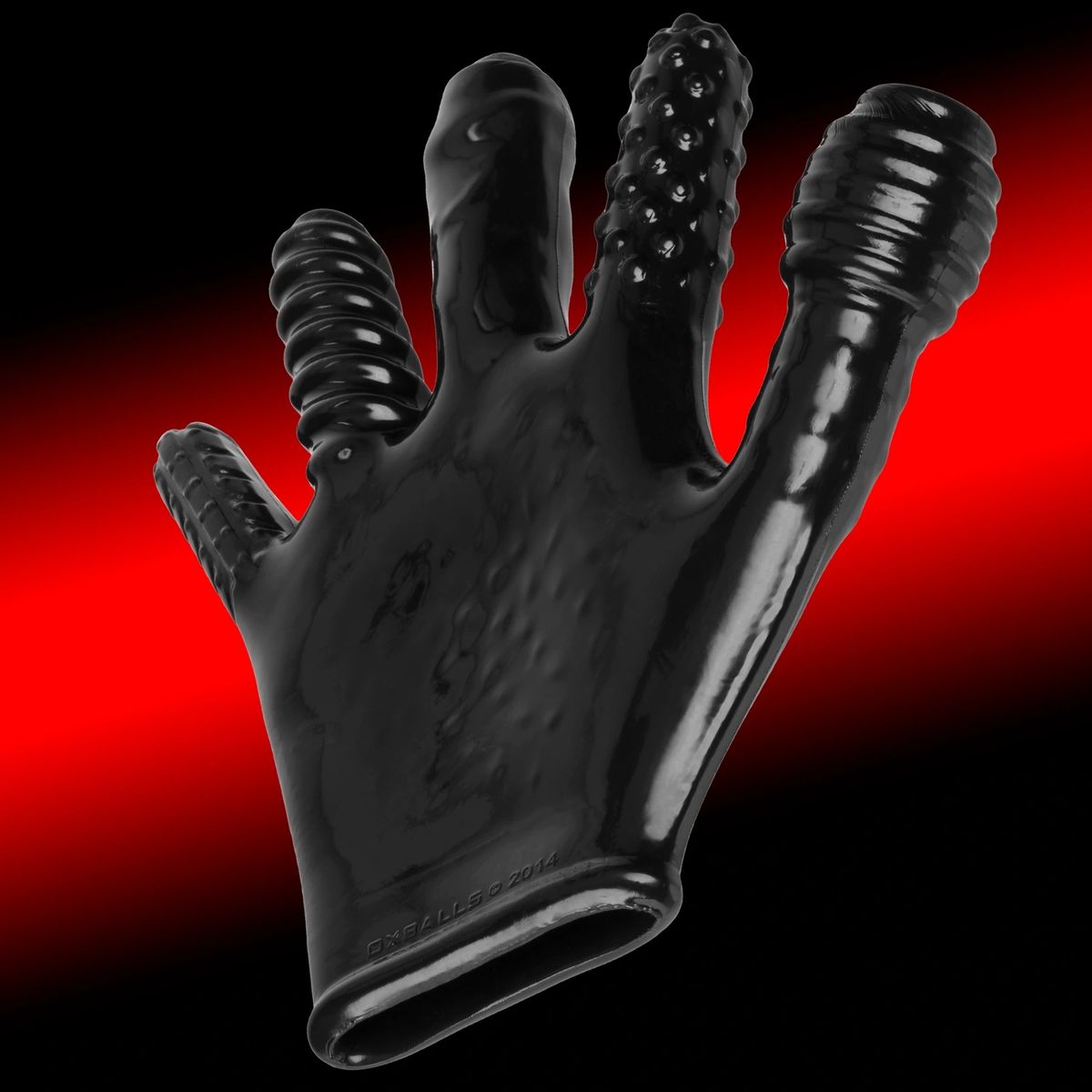 FINGER FUCK hole-banger IS BACK! stretchy rubbery finger dicks each a different texture, FITS any size hand OXBALLS black