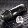 MUSCLE original smooth LONGxWIDE adjustFIT rubbery cocksheath OXBALLS