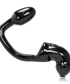 OXBALLS TAILPIPE flexible asslock chastity cage with attached butt plug