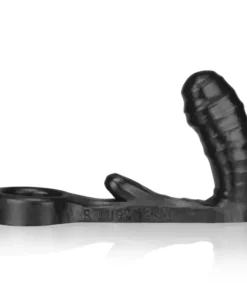 OXBALLS SQUIRM silicone asslock with curved butt plug and attached cock ring
