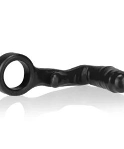 OXBALLS SQUIRM silicone asslock with curved butt plug and attached cock ring