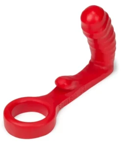 OXBALLS SQUIRM silicone asslock with curved butt plug and attached cock ring