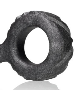 OXBALLS GRUNT Asslock platinum silicone butt plug with attached cock ring