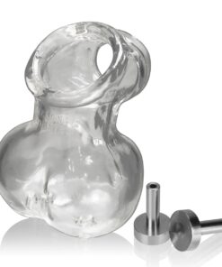SACKSLING-2 ELECTRO cocksling+rubbery ballbag with electro contacts OXBALLS