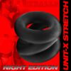 Z-BALLS zig-zag cockring / ballstretcher plus+SILICONE™ special edition NIGHT